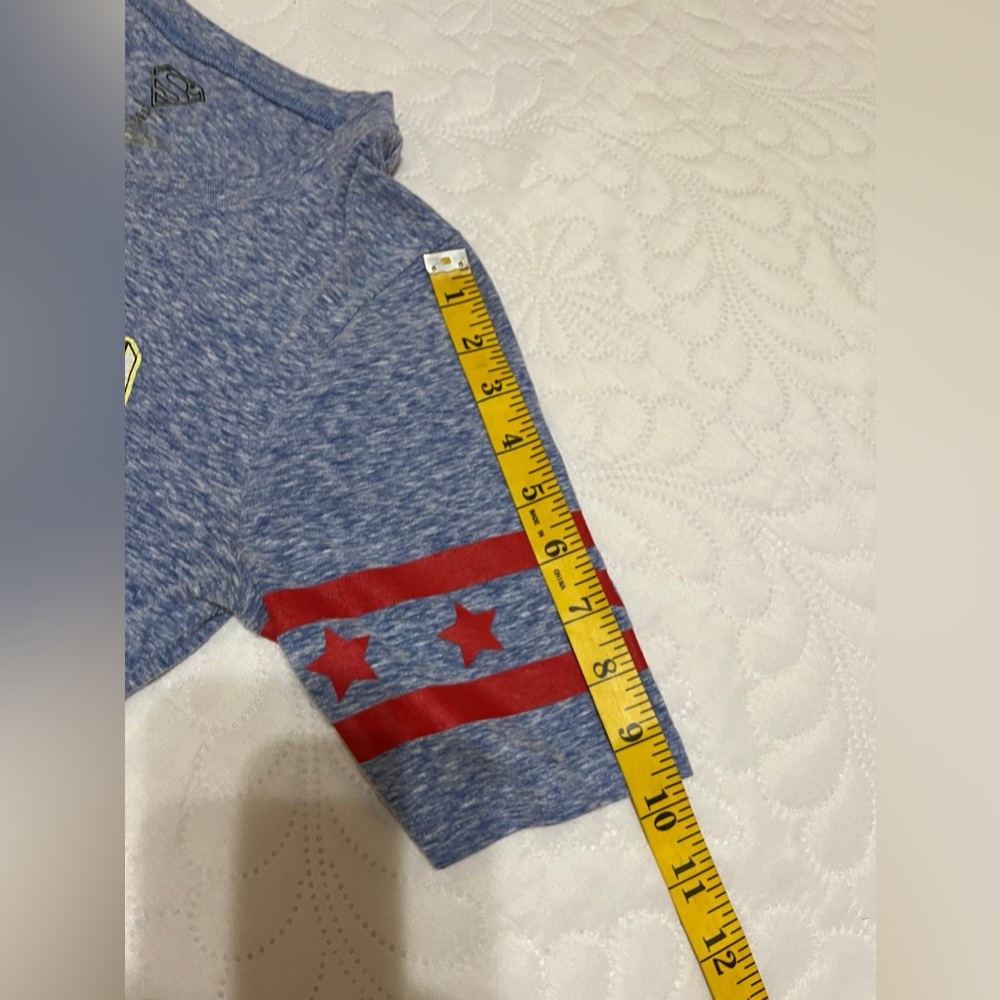 (14) Superman Graphic T-Shirt in Blue and Red - Picture 8 of 13